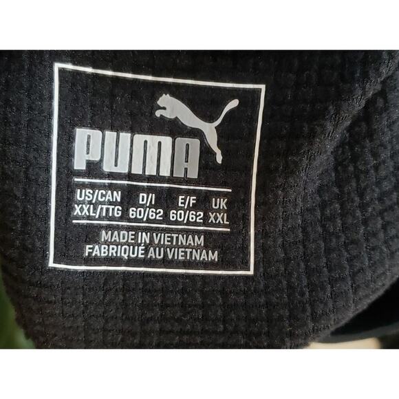 Puma Training 1/4 Zip Jersey Shirt Men's XXL Black Solid Polyester Long Sleeve - Picture 2 of 13